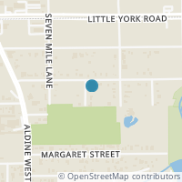 Map location of 10604 Park Lane, Houston, TX 77093