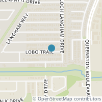 Map location of 17322 Lobo Trail, Houston, TX 77084