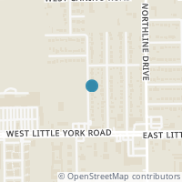 Map location of 7538 Meadowyork Street, Houston, TX 77037