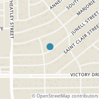 Map location of 1046 Junell Street, Houston, TX 77088