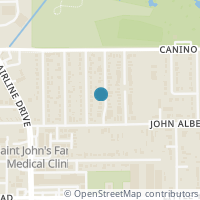 Map location of 11921 Anchick St, Houston TX 77076