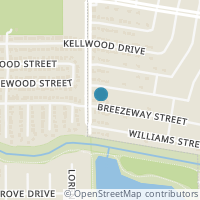 Map location of 7726 Breezeway Street, Houston, TX 77040