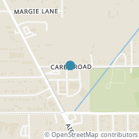 Map location of 00 Carby Road, Houston, TX 77037