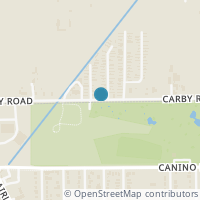 Map location of 000 Carby Road, Houston, TX 77037