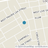 Map location of 706 Plum Street, Lockhart, TX 78644
