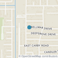 Map location of 206 Bellmar Dr, Houston TX 77037