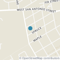 Map location of 1215 Spruce Street, Lockhart, TX 78644