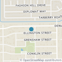 Map location of 974 Ellington St #A, Houston TX 77088
