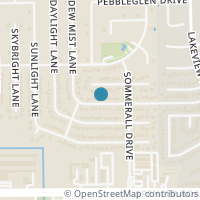 Map location of 16326 Summer Dew Lane, Houston, TX 77095