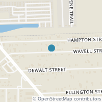 Map location of 2226 Wavell Street, Houston, TX 77088