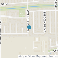 Map location of 7310 Kite Hill Drive, Houston, TX 77041