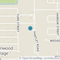 Map location of 11377 Hartley Rd, Houston TX 77093