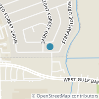 Map location of 5502 Hickory Forest Drive, Houston, TX 77088