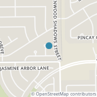 Map location of 9910 Vera Jean Ct, Houston TX 77088