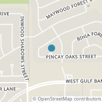 Map location of 8210 Pincay Oaks Court, Houston, TX 77088
