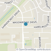 Map location of 17426 Hamilwood Drive, Houston, TX 77095
