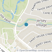 Map location of 16506 De Lozier Street, Jersey Village, TX 77040