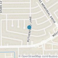 Map location of 8823 Rutherford Lane, Houston, TX 77088