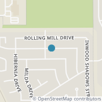 Map location of 6619 Log Hollow Drive, Houston, TX 77088