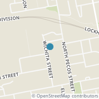 Map location of 606 Wichita Street, Lockhart, TX 78644