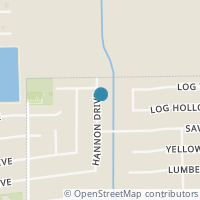 Map location of 10226 Hannon Drive, Houston, TX 77040
