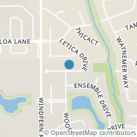 Map location of 9122 Symphonic Lane, Houston, TX 77040