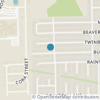Map location of 2206 Bunzel St, Houston TX 77088