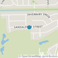 Map location of 14927 Sandalfoot St, Houston TX 77095