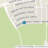 Map location of 11810 Greensbrook Forest Dr, Houston TX 77044