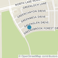 Map location of 11731 Greensbrook Forest Dr Ste 206, Houston TX 77044