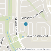Map location of 8330 Wind Willow Dr, Houston TX 77040