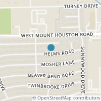 Map location of 922 Helms Rd, Houston TX 77088