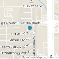 Map location of 9326 Valwood Court, Houston, TX 77088