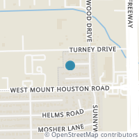 Map location of 823 Frazer Lane, Houston, TX 77038