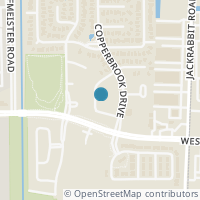 Map location of 8514 Majesticbrook Drive, Houston, TX 77095