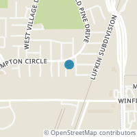 Map location of 12214 Wild Pine Dr #A, Houston TX 77039