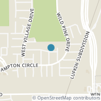 Map location of 12215 Wild Pine Drive #B, Houston, TX 77039