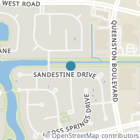 Map location of 17014 Sandestine Dr, Houston TX 77095