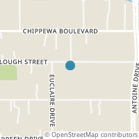 Map location of 6401 Killough St, Houston TX 77086