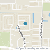 Map location of 14706 Trailbrook Drive, Houston, TX 77095