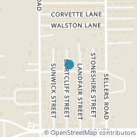Map location of 14202 Burtcliff Street, Houston, TX 77060
