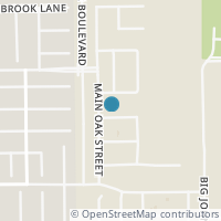 Map location of 2630 Oakwood Bluff Trl, Houston TX 77038