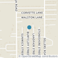 Map location of 14218 Burtcliff Street, Houston, TX 77060