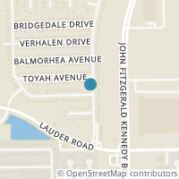 Map location of 4111 Lochmire Ln, Houston TX 77039