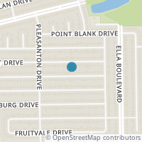 Map location of 1002 Progreso Drive, Houston, TX 77038