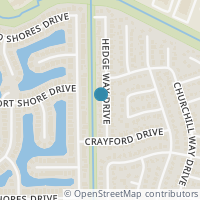Map location of 10207 Hedge Way Dr, Houston TX 77065