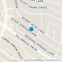 Map location of 6818 Vickie Springs Lane, Houston, TX 77086