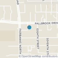 Map location of 8432 Hiltoncrest St, Houston TX 77064