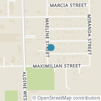 Map location of 14424 Maeline Street, Houston, TX 77039