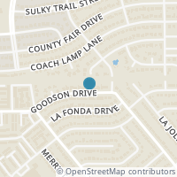 Map location of 255 Goodson Drive, Houston, TX 77060